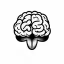 dissociative identity disorder brain with flower tattoo design idea