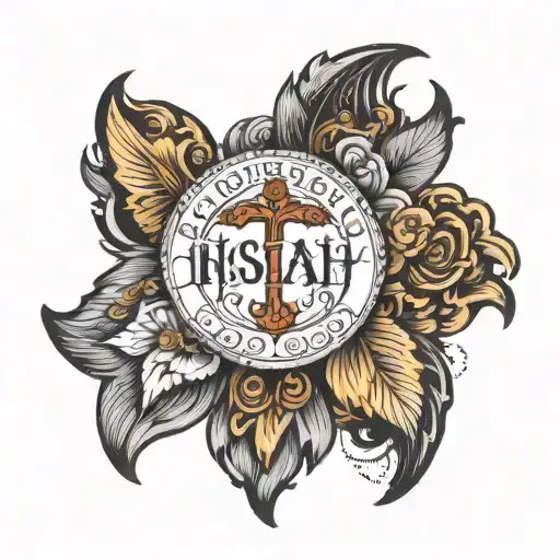 Christianity Isaiah 43:1 tattoo design idea