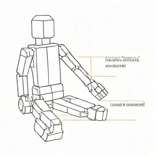 a lego figure without a head and a text about mindfull tattoo design idea