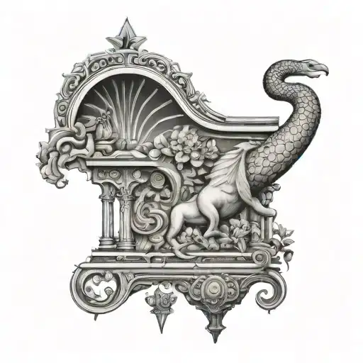 now you hang from my lips like the gardens of Babylon  tattoo design idea