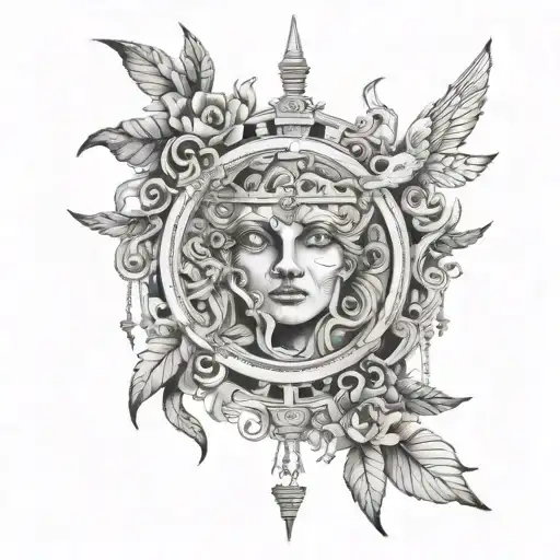 now you hang from my lips like the gardens of babylon tattoo design idea