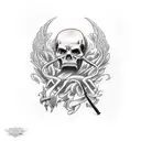 Grim Reaper tattoo design idea