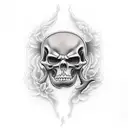 Grim Reaper tattoo design idea