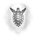 sea turtle  tattoo design idea