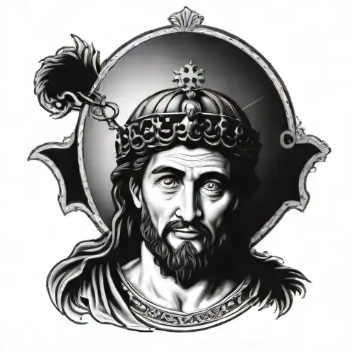 saint judas tadeo tattoo design idea