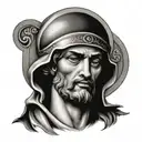 saint judas tadeo tattoo design idea