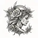 libera, virgo, cancer, tarous and aries  tattoo design idea