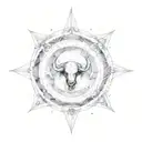 Aries, tauro, virgo, Aquarius, Libra and Pisces star constelation tattoo design idea