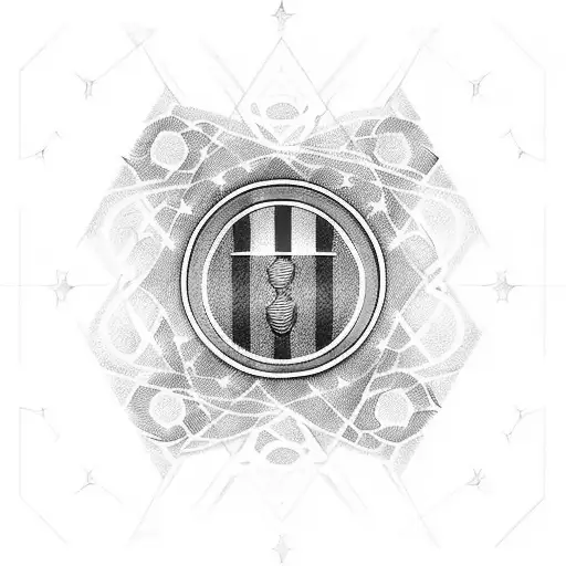 Ac Milan with 2 stars and 7 champions league tattoo design idea