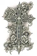 battlefield cross   tattoo design idea