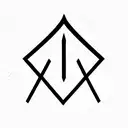 brothers triangle small simple geometric tattoo design idea