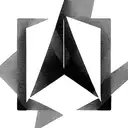 brothers triangle small simple geometric tattoo design idea