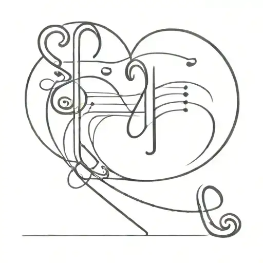 love Music baking cinema tattoo design idea