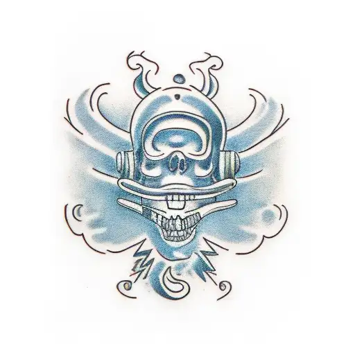 rolling stone lips tattoo design idea