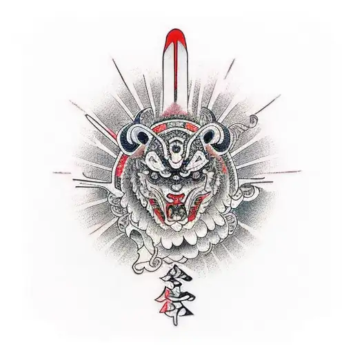 arco y flecha  tattoo design idea