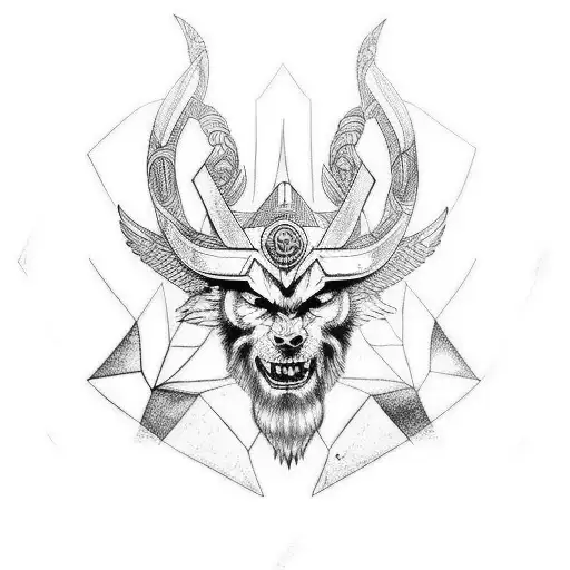 odin tattoo design idea