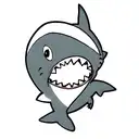 Shark tattoo design idea