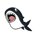 Shark tattoo design idea