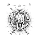 tattoo for a programmer on the fingers tattoo design idea