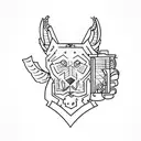 tattoo for a programmer on the fingers tattoo design idea