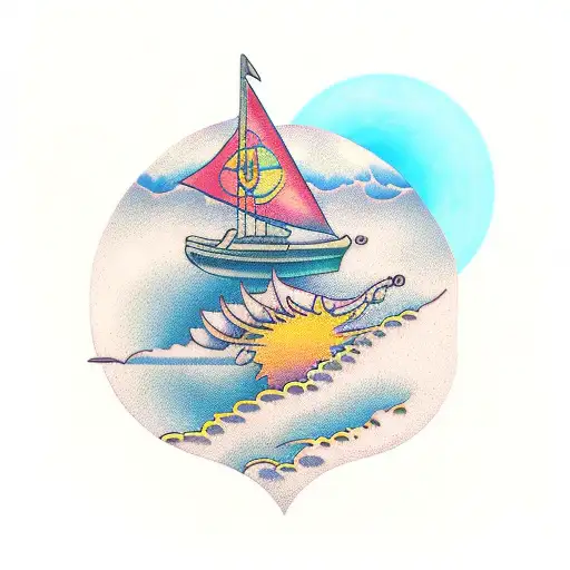 currents by tame impala tattoo design idea