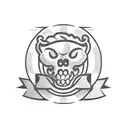 Bartender logo with Numbers and rose tattoo design idea