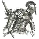 Gladiator tattoo design idea