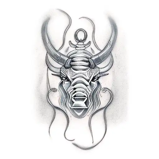 taurus tattoo design idea
