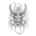 taurus tattoo design idea