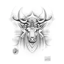 taurus tattoo design idea