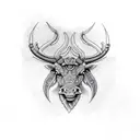 taurus tattoo design idea