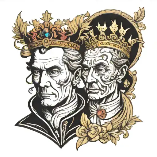 Nicolo Machiavelli tattoo design idea
