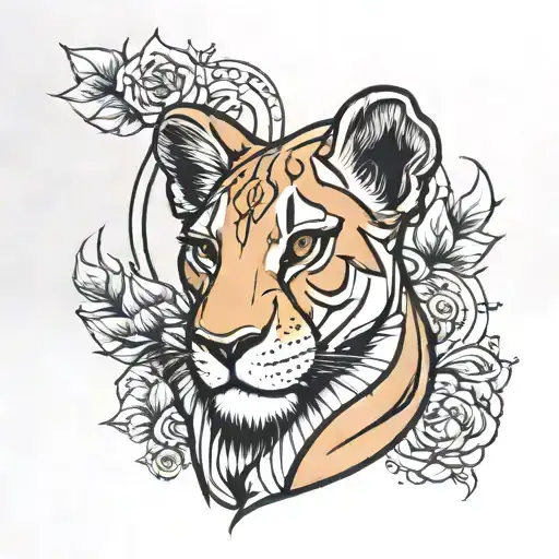 nala from the lion king  tattoo design idea