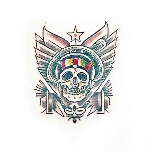 mictlantecuhtli forarm tattoo design idea