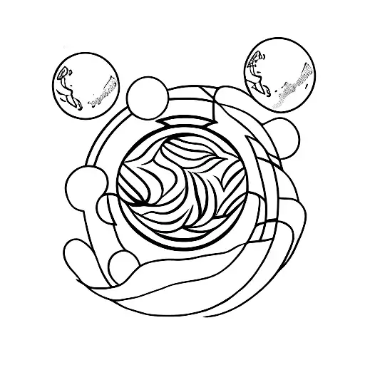 taurus  symbol and earth symbol and venus tattoo design idea