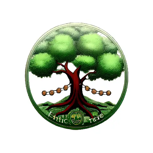 Celtic Knot Tree of Life tattoo design idea
