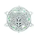 Celtic Knot Tree of Life tattoo design idea
