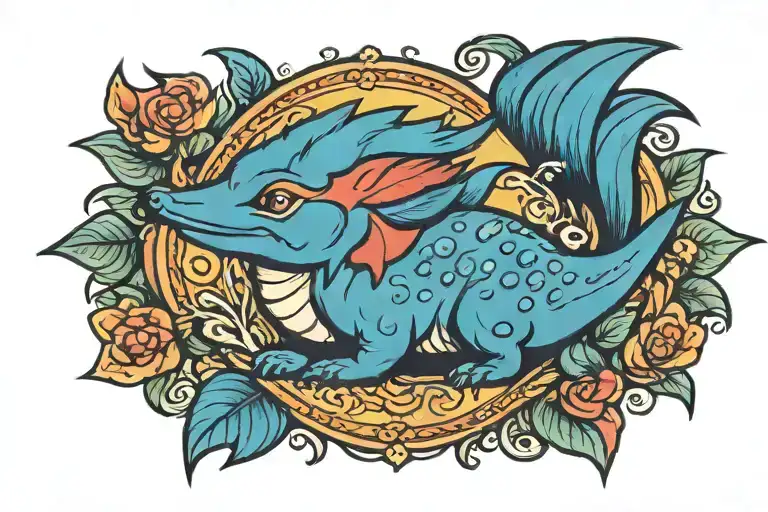 cyndaquil tattoo design idea