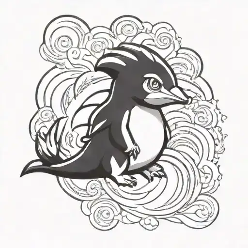 cyndaquil tattoo design idea
