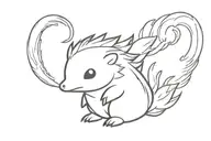 cyndaquil tattoo design idea