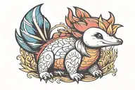 cyndaquil tattoo design idea