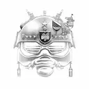 us army forward observer tattoo design idea
