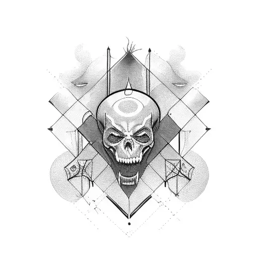 Fear God tattoo design idea