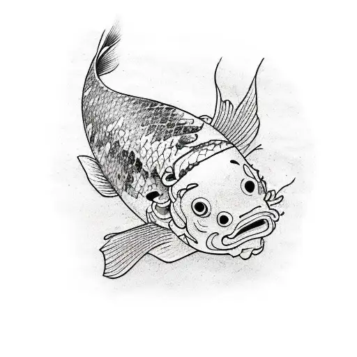 Koi Fish tattoo design idea