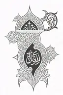 Islamic  tattoo design idea