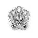 jesus malverde casino  tattoo design idea