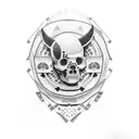 jesus malverde casino  tattoo design idea