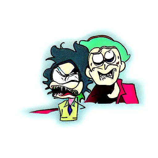 rick y morty tattoo design idea