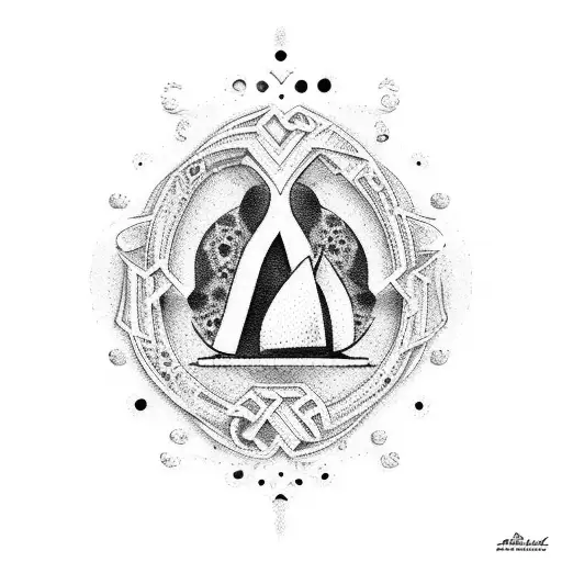 portugal and ireland small and simple tattoo design idea