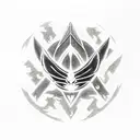 fire emblem inspired by the fire nation symbol from avatar the last airbender tattoo design idea